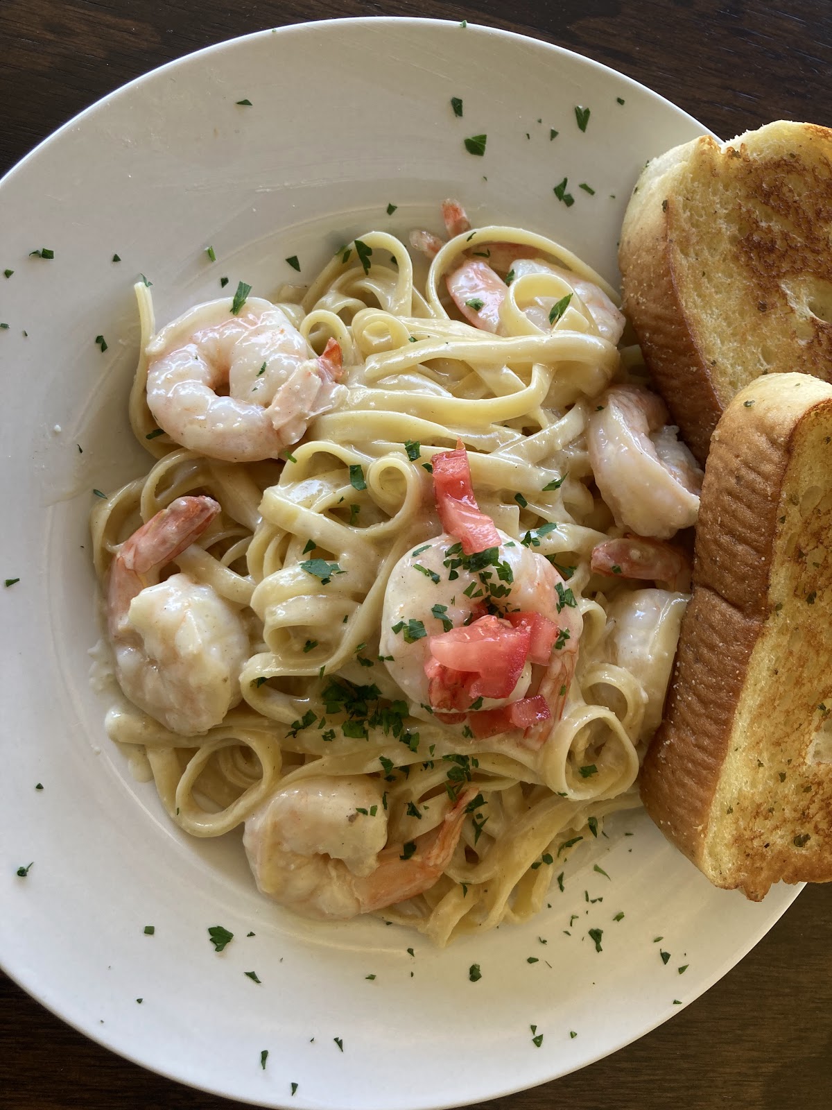 Shrimp alfredo